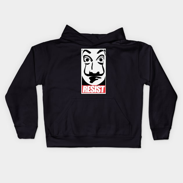 Resistere Kids Hoodie by botmaestro